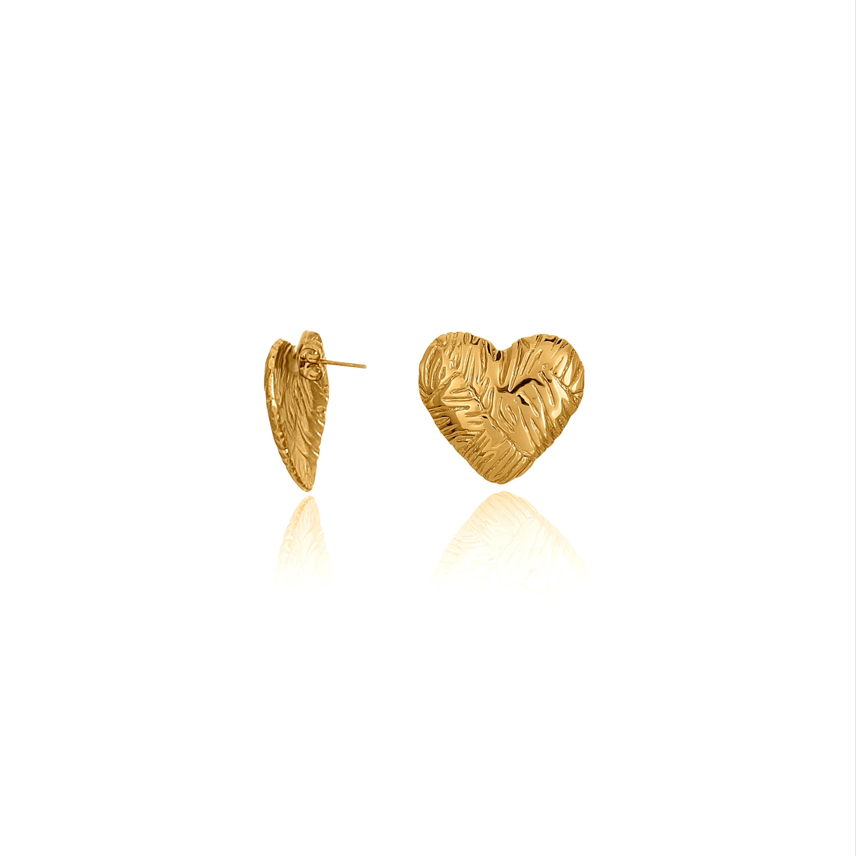 Gleam Heart Studs