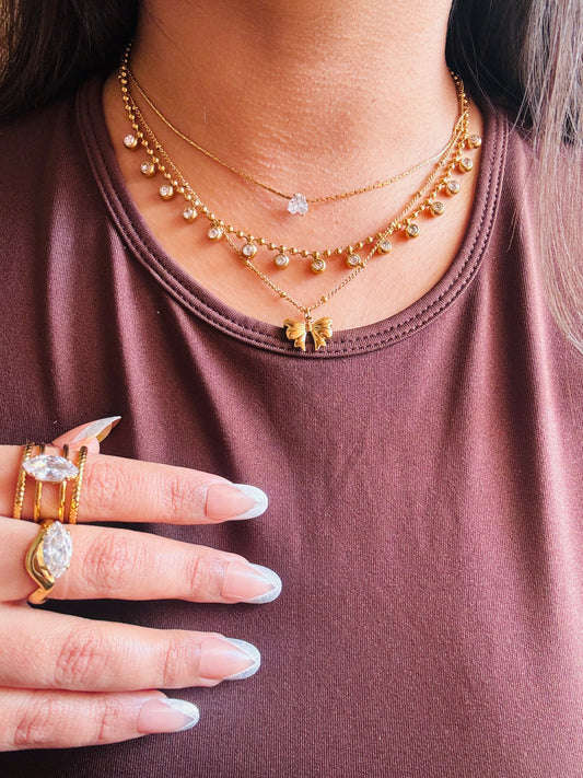 Bebe Bow Necklace