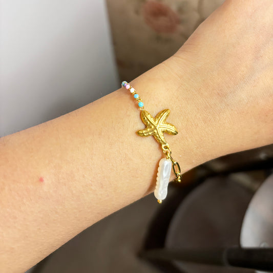 Star Charm Beachy Bracelet
